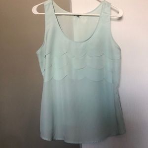 Sea foam green tank